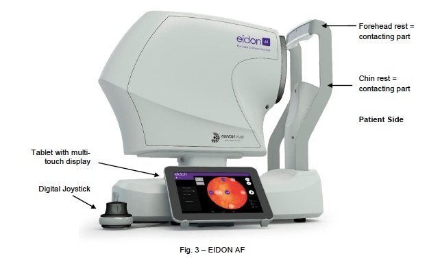 Eidon-manual centervue autofluorescence